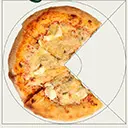 Pizza 4 Quesos Pequeña